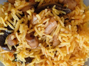 Mushroom Biryani Recipe