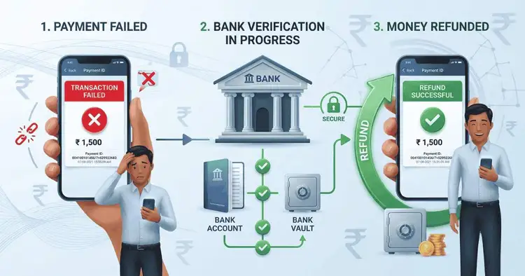 UPI Transaction Fail Ho To Paise Wapas Kaise Mile refund process steps